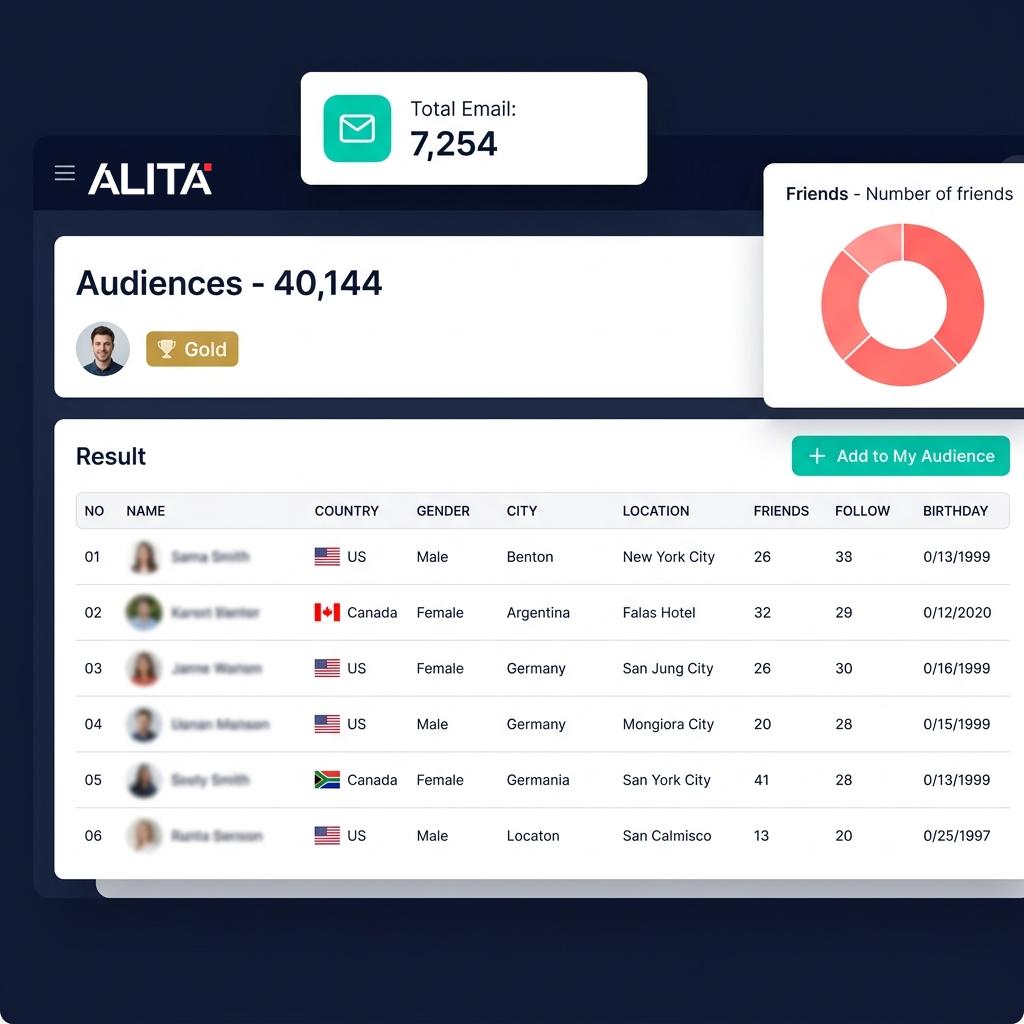 ALITA Dashboard - Social Data Platform